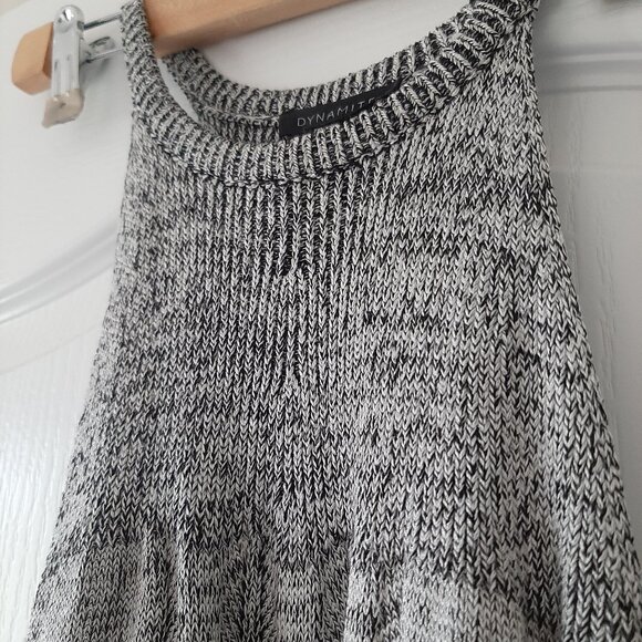 Dynamite XS Knit Halter High Neck Sleeveless Top - Picture 8 of 11